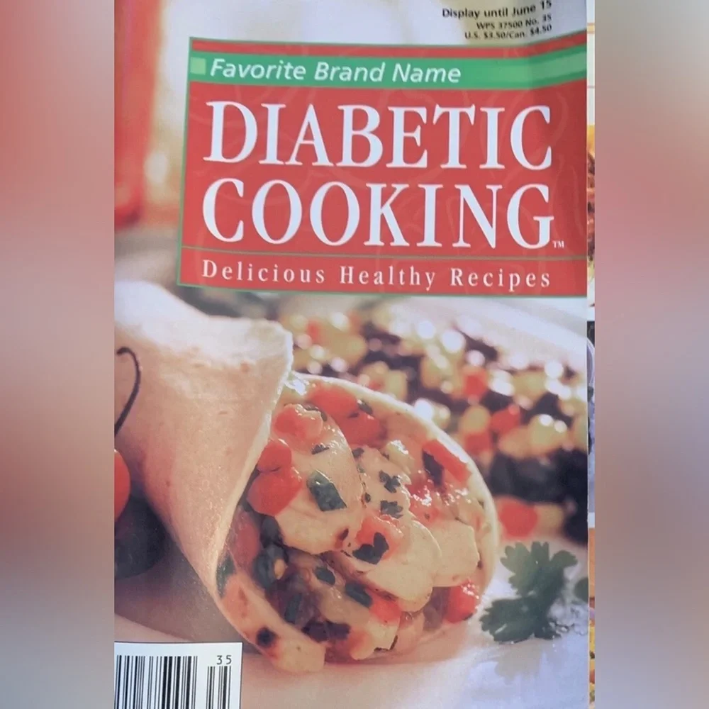 'Favorite Brand Name Recipes DIABETIC COOKING'  Healthy Meals June 1999